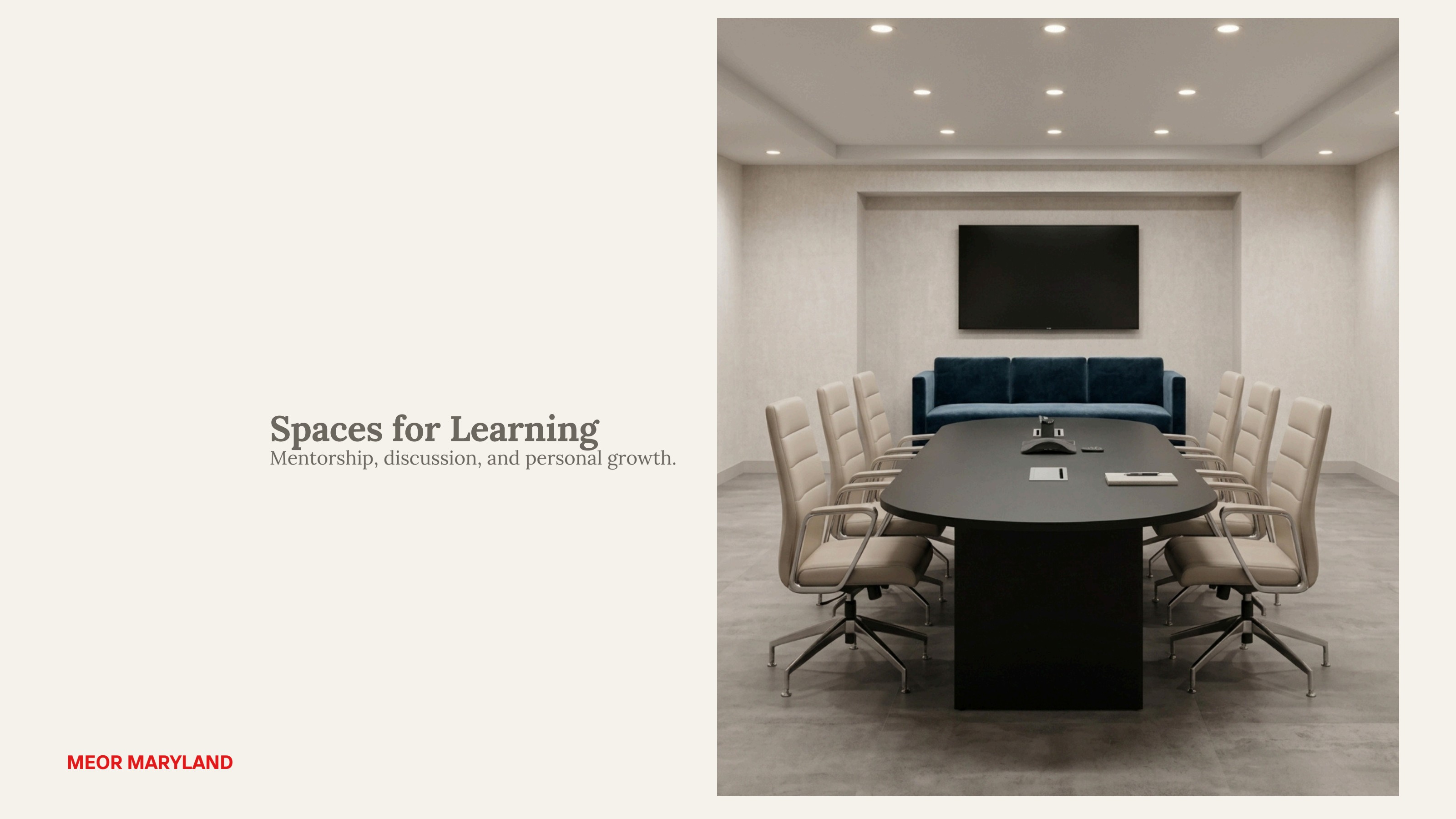 Spaces for Learning — mentorship, discussion, growth